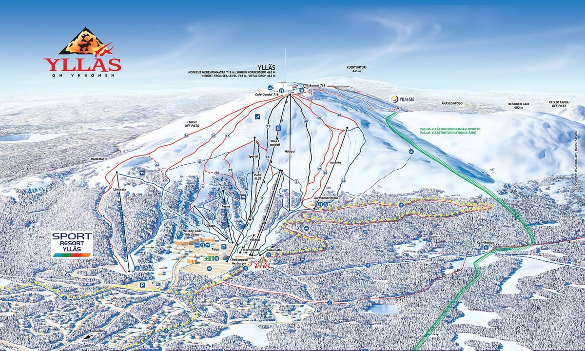 Carte de yllas Finlande