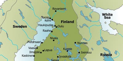Carte de camping Finlande