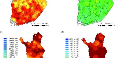 Carte de la Finlande climat