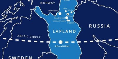 Carte de saariselka Finlande